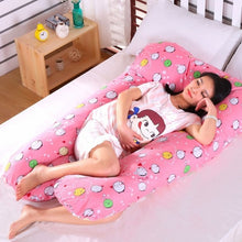 Load image into Gallery viewer, Rabbit Print Pregnancy Pillow