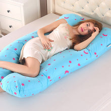 Load image into Gallery viewer, Rabbit Print Pregnancy Pillow