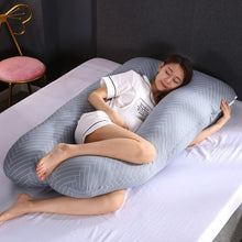 Load image into Gallery viewer, Rabbit Print Pregnancy Pillow