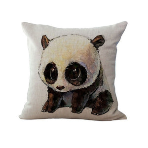 Funny Panda Cotton Pillow