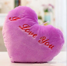 Load image into Gallery viewer, Bright heart-shaped Luminous Pillow