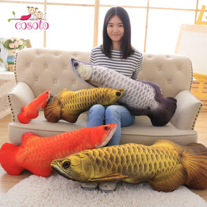 Arowana Plush Fish Plush Long Pillow