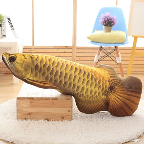 Arowana Plush Fish Plush Long Pillow