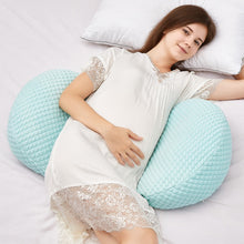 Load image into Gallery viewer, Soft Portable Pregnancy Pillow For Side Sleeping with Invisible Zipper