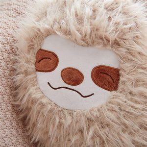 Cartoon Animal Sloth Plush Throw Pillow