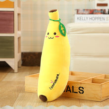 Load image into Gallery viewer, Soft Yellow Banana Pillow