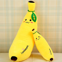 Load image into Gallery viewer, Soft Yellow Banana Pillow