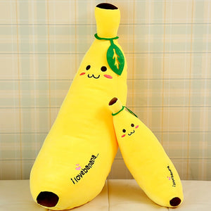 Soft Yellow Banana Pillow