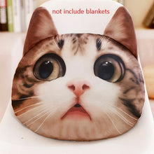 Load image into Gallery viewer, 36cm*36cm 3D Cat Shape Plush Pillow