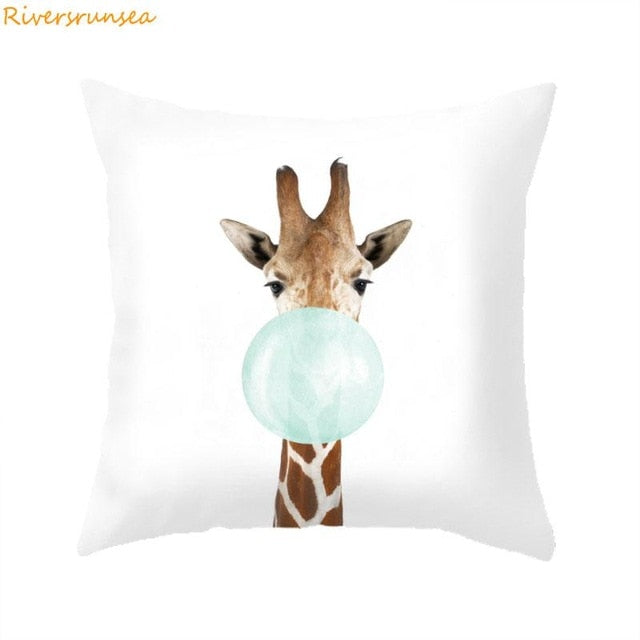 45x45cm Animal Cushion African Print Decorative Sofa Cushion