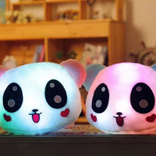 Load image into Gallery viewer, 35cm LED Panda Plush Pillow