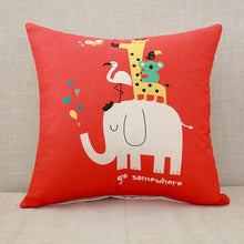 Load image into Gallery viewer, Cute Cartoon Pattern Cushion Cover