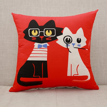 Load image into Gallery viewer, Cute Cartoon Pattern Cushion Cover