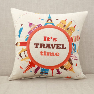 Cute Cartoon Pattern Cushion Cover