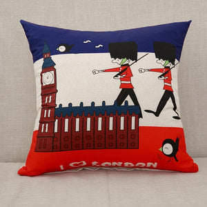 Cute Cartoon Pattern Cushion Cover