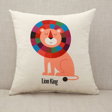 Load image into Gallery viewer, Cute Cartoon Pattern Cushion Cover