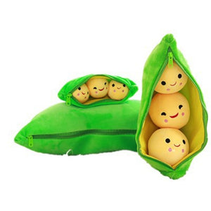 25CM Cute Pea Shaped Soft Pillow