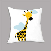 Load image into Gallery viewer, Cartoon Animal Printed Cushion Throw Pillow