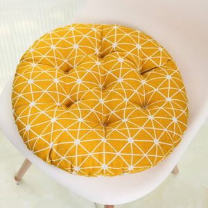 Casual Print Round Cushion