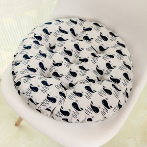 Casual Print Round Cushion