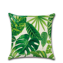 Load image into Gallery viewer, Summer Tropical Plants Decorative Pillow Case