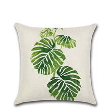 Load image into Gallery viewer, Summer Tropical Plants Decorative Pillow Case