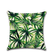 Load image into Gallery viewer, Summer Tropical Plants Decorative Pillow Case