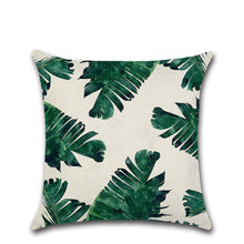 Load image into Gallery viewer, Summer Tropical Plants Decorative Pillow Case