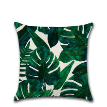 Load image into Gallery viewer, Summer Tropical Plants Decorative Pillow Case