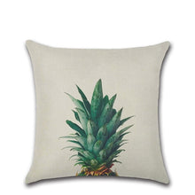 Load image into Gallery viewer, Summer Tropical Plants Decorative Pillow Case