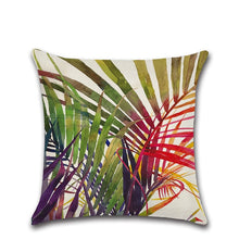 Load image into Gallery viewer, Summer Tropical Plants Decorative Pillow Case