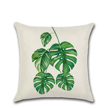 Load image into Gallery viewer, Summer Tropical Plants Decorative Pillow Case