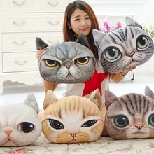 Load image into Gallery viewer, 35cm*36cm 3D Cute Cat Cushion