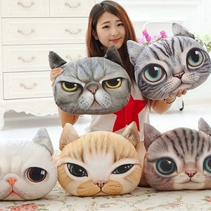 35cm*36cm 3D Cute Cat Cushion